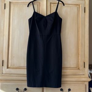 Banana Republic LBD black dress spaghetti straps-NWT-size 6